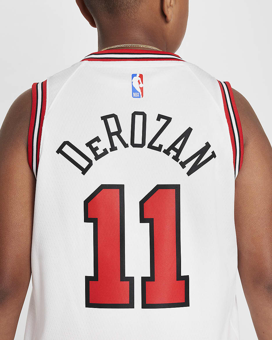 DeMar DeRozan Chicago Bulls 2022 23 Association Edition Older Kids Nike NBA Swingman Jersey